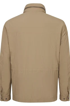 Herren Bugatti Stehkragenjacke mit einrollbarer Kapuze