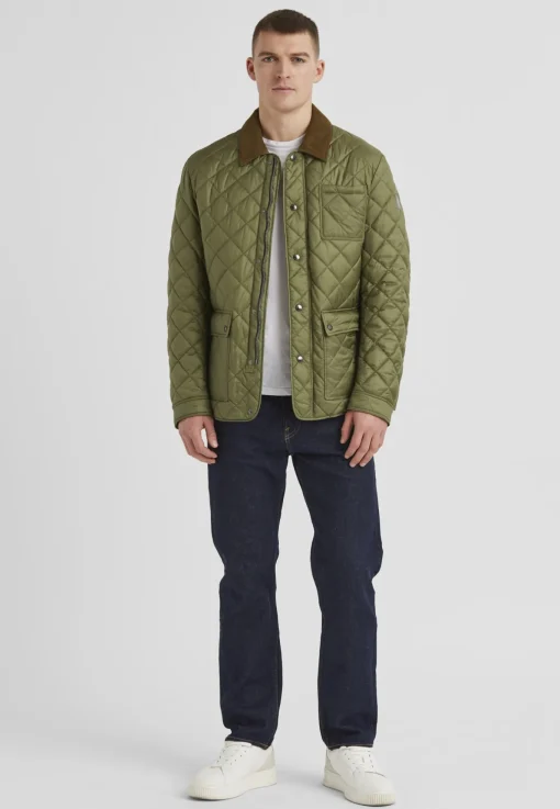 Herren Milestone Steppjacke mit leicht tailliertem Schnitt
