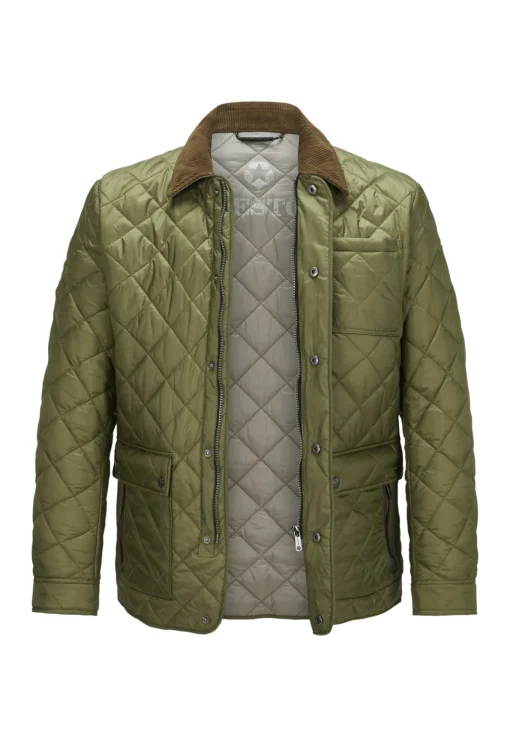 Herren Milestone Steppjacke mit leicht tailliertem Schnitt