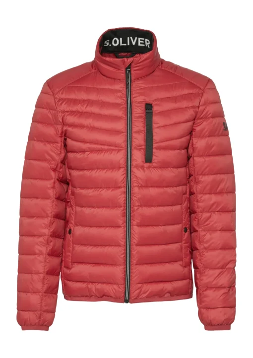 Herren s.Oliver Steppjacke mit sportiven Kontrastdetails