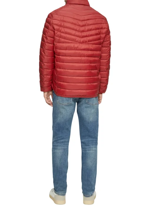 Herren s.Oliver Steppjacke mit sportiven Kontrastdetails