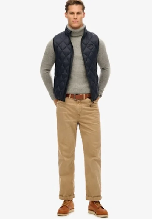 Herren Superdry Steppweste