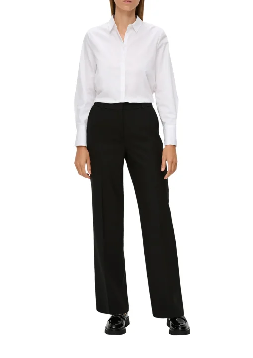 Damen s.Oliver BLACK LABEL Stoffhose aus Viskosemix