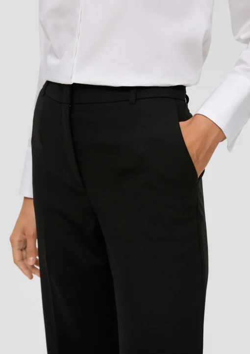 Damen s.Oliver BLACK LABEL Stoffhose aus Viskosemix
