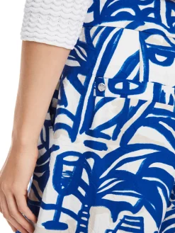 Damen Marc Cain Stoffhose mit Allover-Muster
