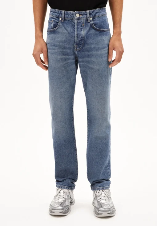 Herren armedangels Straight Jeans Bio-Baumwoll Mix Comfort-Stretch DYLAANO