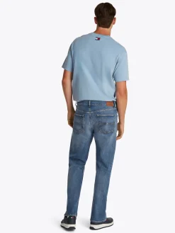 Herren Tommy Jeans Straight Leg Jeans mit Fade Effekt
