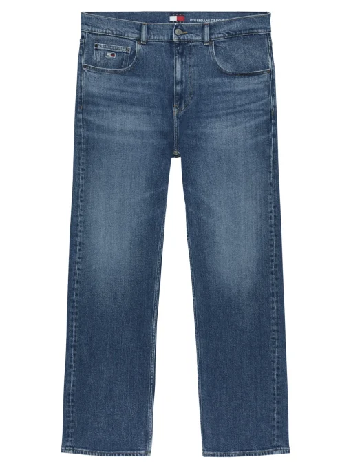 Herren Tommy Jeans Straight Leg Jeans mit Fade Effekt