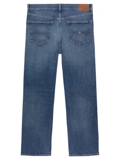 Herren Tommy Jeans Straight Leg Jeans mit Fade Effekt