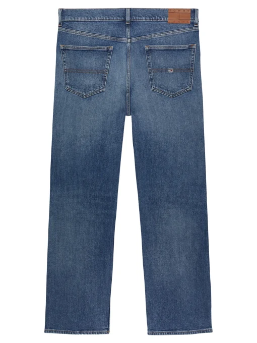 Herren Tommy Jeans Straight Leg Jeans mit Fade Effekt