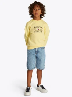 Kinder Tommy Hilfiger Straight Leg Jeansshorts