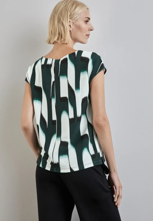 Damen Street One Damen Bedrucktes Ottoman-Shirt