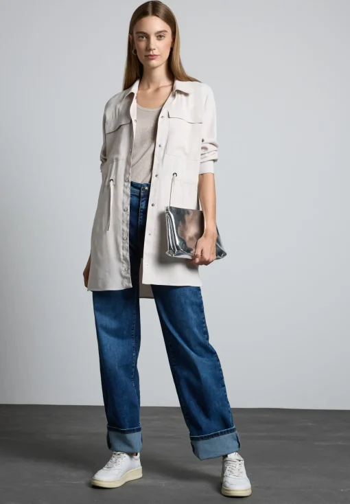 Damen Street One Damen T-Shirt im Glanz-Look