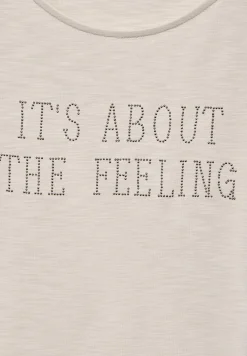 Damen Street One Damen T-Shirt mit Schriftzug