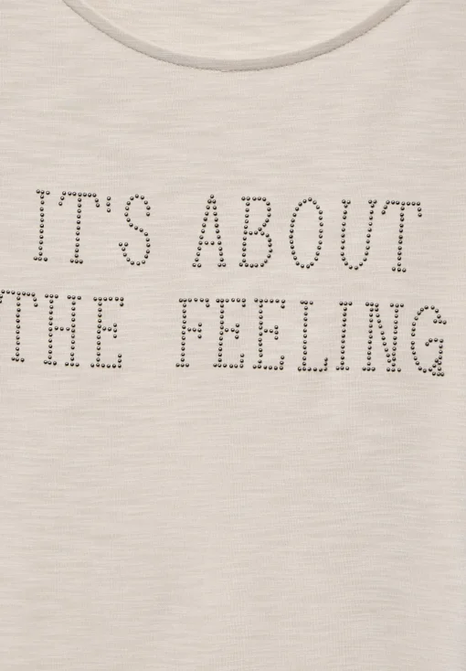 Damen Street One Damen T-Shirt mit Schriftzug
