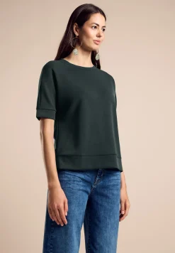 Damen Street One Damen T-Shirt mit Silk-Look