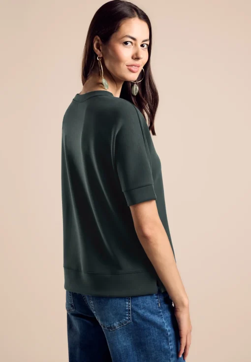 Damen Street One Damen T-Shirt mit Silk-Look