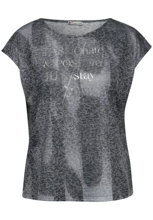 Damen Street One Damen T-Shirt mit Wording