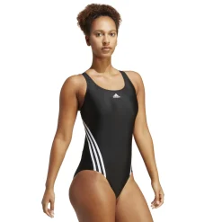 Damen Adidas 3-Streifen Badeanzug