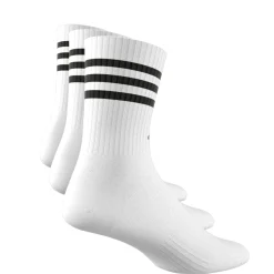 Damen Adidas 3-Streifen Cushioned Crew Socken, 3 Paar