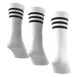 Damen Adidas 3-Streifen Cushioned Crew Socken, 3 Paar