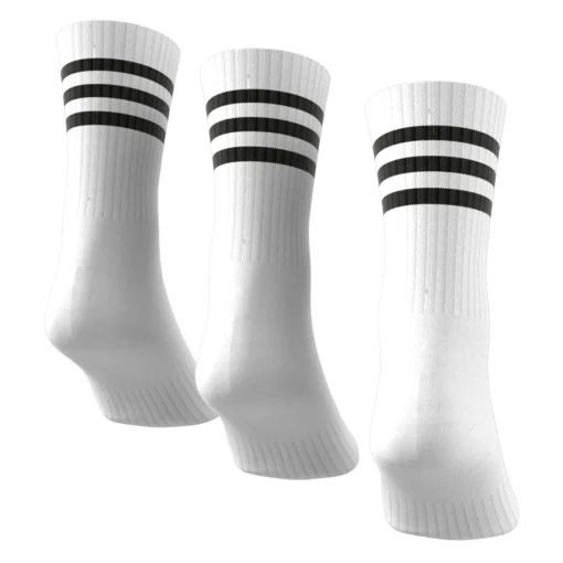 Damen Adidas 3-Streifen Cushioned Crew Socken, 3 Paar