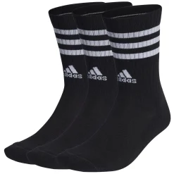 Damen Adidas 3-Streifen Cushioned Crew Socken, 3 Paar