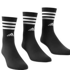 Damen Adidas 3-Streifen Cushioned Crew Socken, 3 Paar