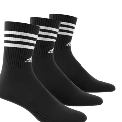 Damen Adidas 3-Streifen Cushioned Crew Socken, 3 Paar
