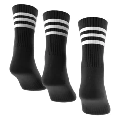 Damen Adidas 3-Streifen Cushioned Crew Socken, 3 Paar