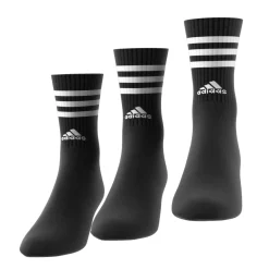 Damen Adidas 3-Streifen Cushioned Crew Socken, 3 Paar