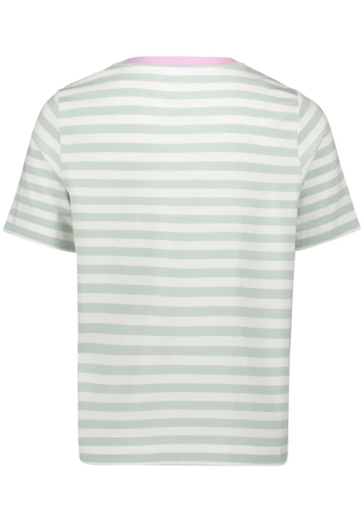 Damen Cartoon Streifenshirt