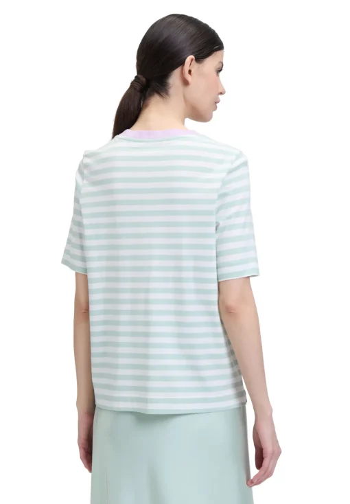 Damen Cartoon Streifenshirt