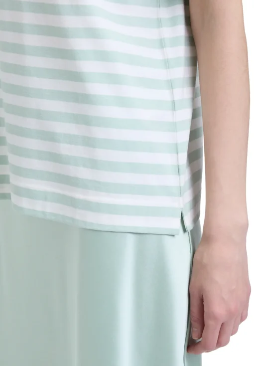 Damen Cartoon Streifenshirt