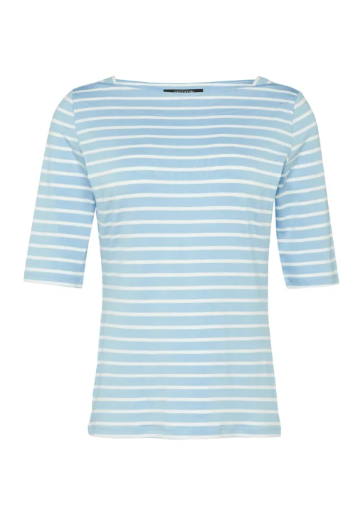 Damen Comma Streifenshirt im Slim Fit