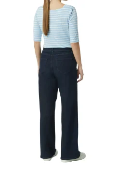Damen Comma Streifenshirt im Slim Fit