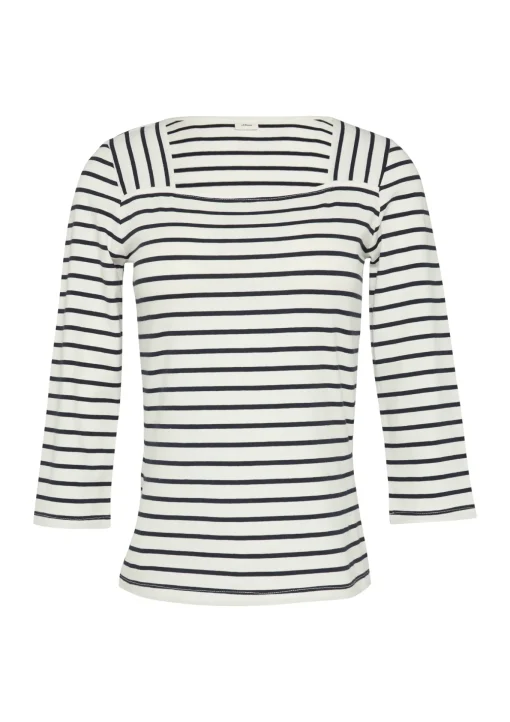 Damen s.Oliver BLACK LABEL Streifenshirt mit Karree-Ausschnitt