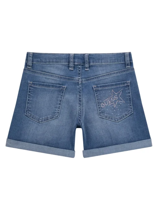 Kinder GUESS Stretch Denim Shorts