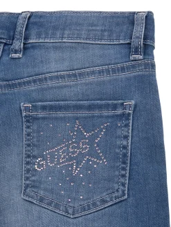 Kinder GUESS Stretch Denim Shorts
