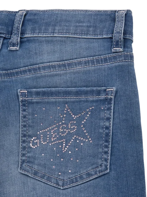 Kinder GUESS Stretch Denim Shorts