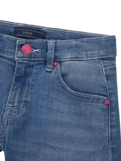 Kinder GUESS Stretch Denim Shorts