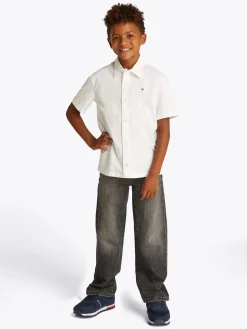 Kinder Tommy Hilfiger Stretch Oxford Hemd