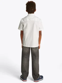 Kinder Tommy Hilfiger Stretch Oxford Hemd