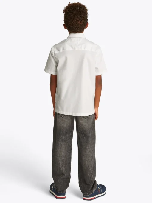 Kinder Tommy Hilfiger Stretch Oxford Hemd