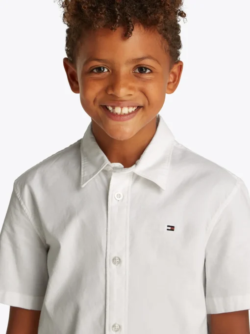 Kinder Tommy Hilfiger Stretch Oxford Hemd