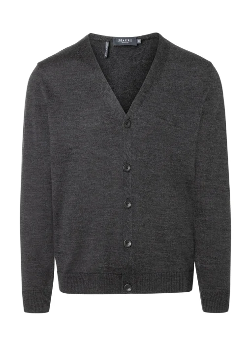 Herren MAERZ Muenchen Strick Cardigan 1/1 Arm
