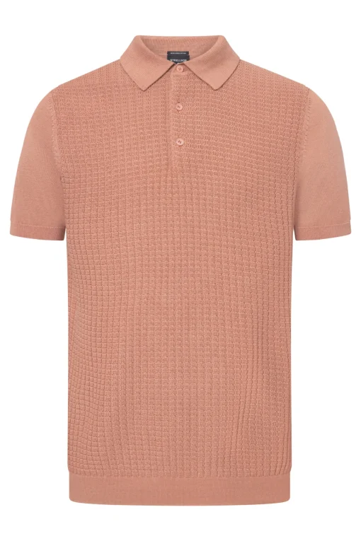 Herren Strellson Strick Poloshirt Adrian