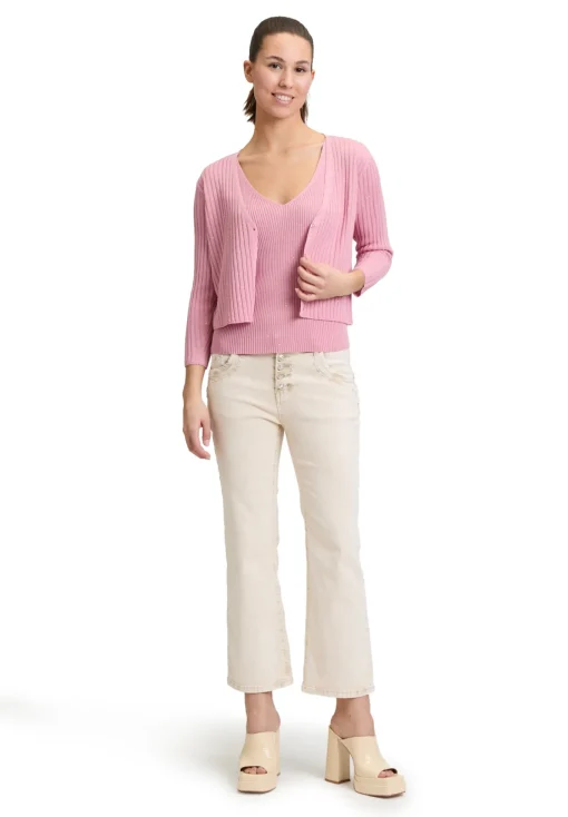 Damen Cartoon Strick-Cardigan