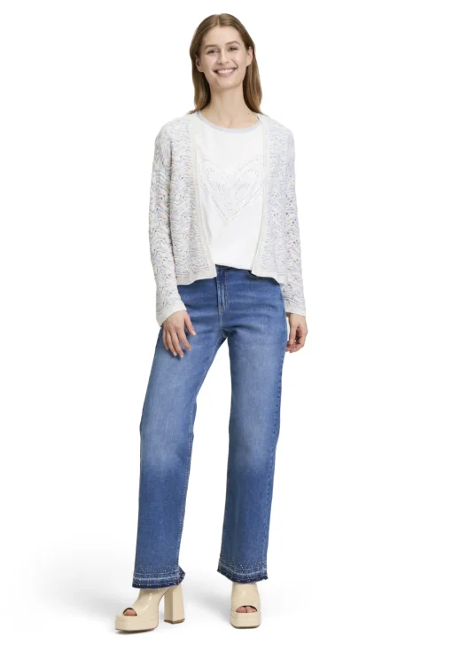 Damen Cartoon Strick-Cardigan