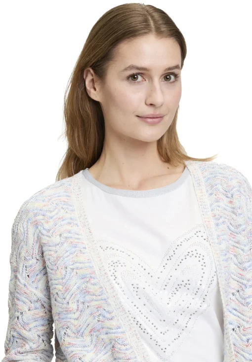 Damen Cartoon Strick-Cardigan